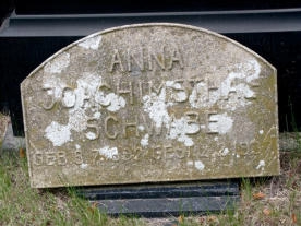 Grabstein von Anna Joachimstahl-Schwabe